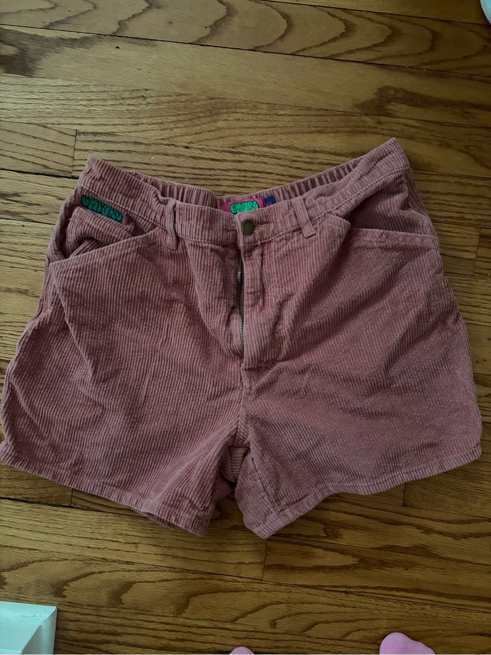 Empyre Rose Corduroy High-Rise Shorts